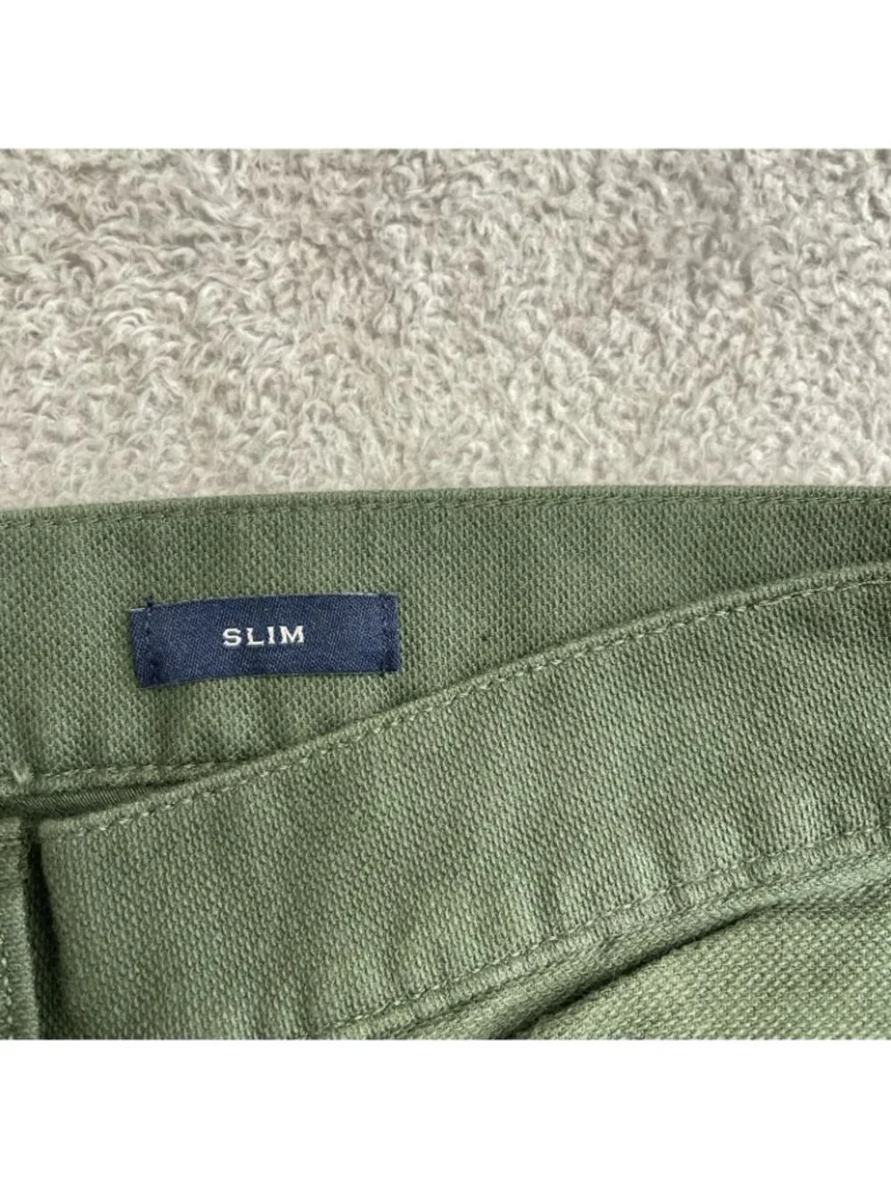 J.Crew Flex Men's W36 L32 Olive Green Slim Fit Chino Pants P0332